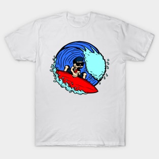 Surfing Skeleton T-Shirt